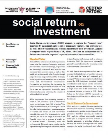  Return On Investment Is The Same As Return On Investment